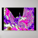 Pink Sloped Hills Infinity posters