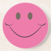 Pink Smile coasters