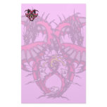 Pink Smoke Dragonheart Customized Stationery