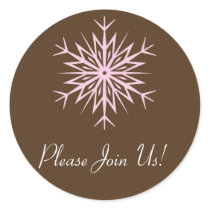pink snowflake - Please Join Us!