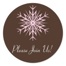 pink snowflake - Please Join Us!