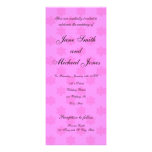 Pink snowflake wedding invitations at Zazzle