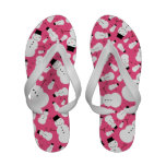 Pink snowmen sandals