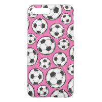Pink Soccer iPhone 7 Plus Case