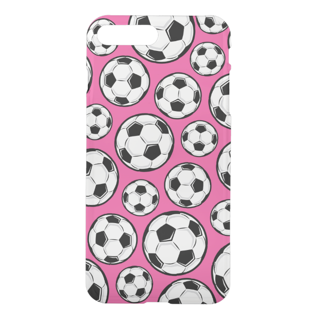 Pink Soccer iPhone 7 Plus Case