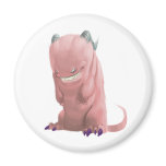 Pink Sock Monster Refrigerator Magnets