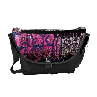 Pink Soho Street Art Messenger Bag rickshawmessengerbag