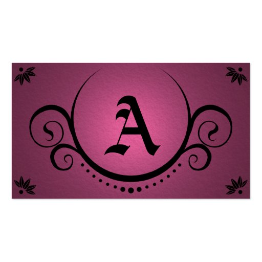 pink sophistications business cards
