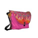 Pink Southwestern Style Purse Courier Bag