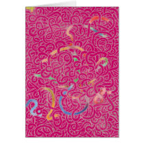 Pink Spaghetti cards by apmercer Pink Spaghetti cards