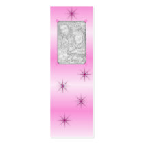 Pink Sparkle Bookmarks business cards by karenwhiteskreations Pink Sparkle Bookmarks business cards