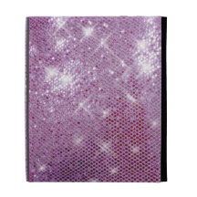 Pink Sparkle-Look iPad Folio Cover