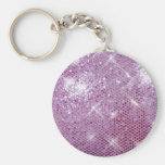 Pink Sparkle-Look keychains
