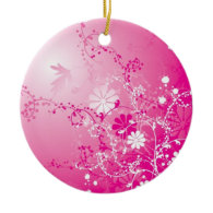 Pink Sparkle zazzle_ornament