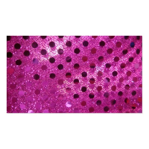 Pink Sparkles Business Card (back side)