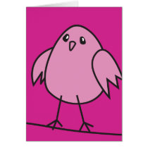 pink sparrow cards