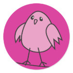 pink sparrow stickers