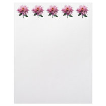 Pink Spider Mum letterhead