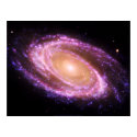 Pink Spiral Galaxy Large Poster posters