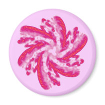 Pink Spiral magnets by csim_83 Pink Spiral magnets