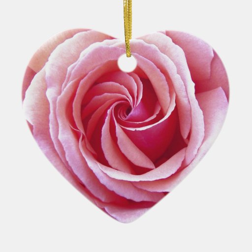 Pink Rose Ornaments & Pink Rose Ornament Designs Zazzle