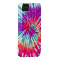 Pink Spiral Tie-Dye Case-Mate iPhone 4 Iphone 4 Case