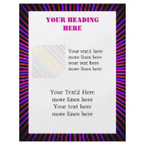 Pink Spirit Circle custom Personalized Flyer