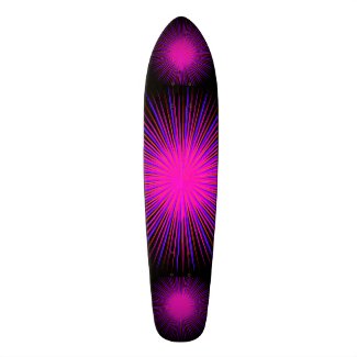 Pink Spirit Circles skateboard