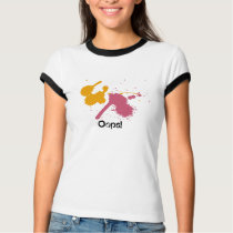 Pink-Splat, Orange-Splat, Oops! t-shirts