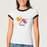 Pink-Splat, Orange-Splat, Oops! t-shirts