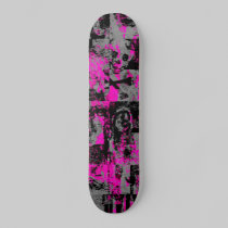 Pink Splatter Skateboard Deck
