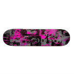 Pink Splatter Skateboard Deck