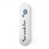 Pink spotted baby dinosaur skate decks