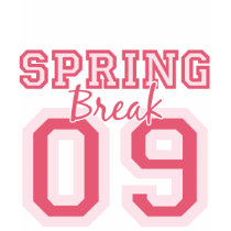 Pink Spring Break 09 Tshirt by HolidayTeesGifts Pink Spring Break 09 Tshirt