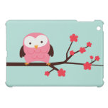 Pink Spring Owl iPad Mini Cover