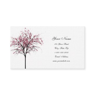 Pink Spring Trees Business Cards profilecard