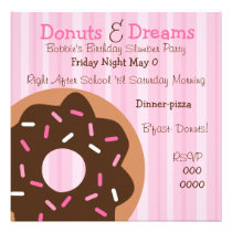 Pink Sprinkles invitations