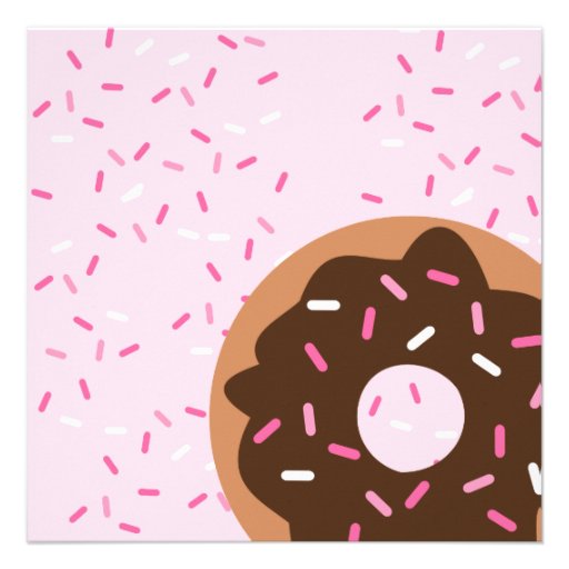 Pink Sprinkles Custom Invitation