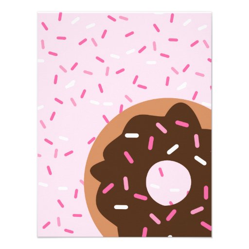 Pink Sprinkles Personalized Invitation