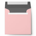 Pink Square Envelope - Grey Interior