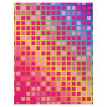 Pink Squares Custom Flyer