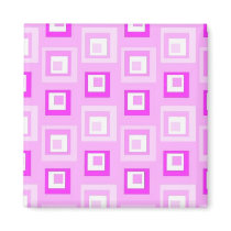 Pink squares magnets by christigmc Pink squares magnets