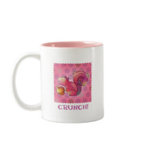 Pink Squirrel 2-Tone Mug(left handle)