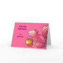 PInk Squirrel Greeting Card(customizable) by ATELIER302 PInk Squirrel Greeting Card(customizable)