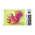 Pink Squirrel Stamp by ATELIER302 Pink Squirrel Stamp