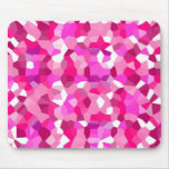 Pink Stained Glass Mouse Pad