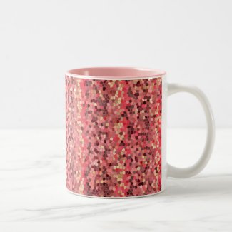 Pink Stained Glass Pattern Mug