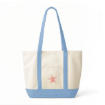 Pink Star Tote Bags