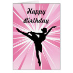 Pink Star Ballerina Cards