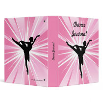 Pink Star Ballerina binders